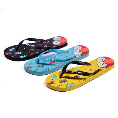 China CUSHIONING Wholesale Mens EVA Beach Slippers Fashion Flip Flops Sandal Flip Flop Man Slippers For Printing for sale