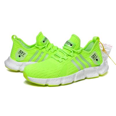 China Trend Breathable Youth Fly Knit Style Walking Lightweight Casual Running Shoes For Men, Sport Running Shoes Men, Running Shoes Men for sale