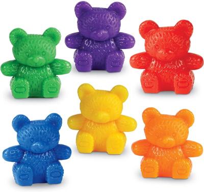 China ABS Kids Early Intelligence Educational Multifunctional Rainbow Counting Bear Toys for sale