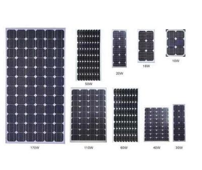 China 5w-300w Price Per Watt Solar Panels Mono Crystalline Silicon PV Module for sale