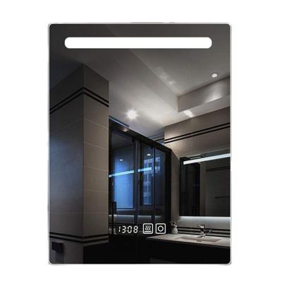 China Hot Selling Luminous Smart Mirror Bathroom Toilet Cosmetic Make Up LED Makeup Wall Mirror for sale