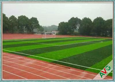 China FIFA Standard Anti UV Football Artificial Turf With Woven Backing Monofilament PE for sale