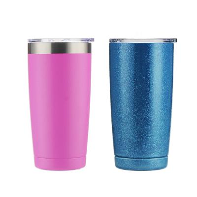 China Sustainable Wholesale Double Wall Vacuum Insulated Cup 20oz Stainless Steel Iced Coffee Tumbler for sale