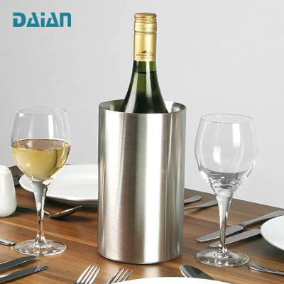 China Wholesale Stocked Beer Ice Bucket 750ML Stainless Steel Wine Bottle Cooler Bucket for sale