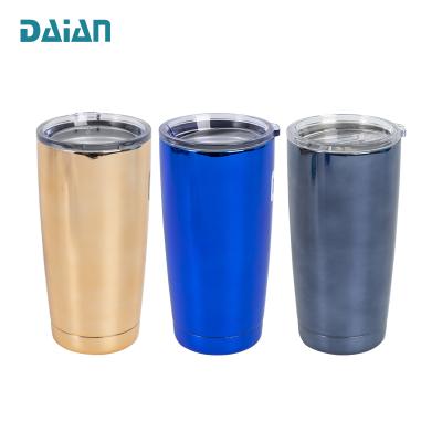 China Sustainable Insulated Travel Mug 304 Stainless Steel Tumbler Straw With Customized Logo for sale