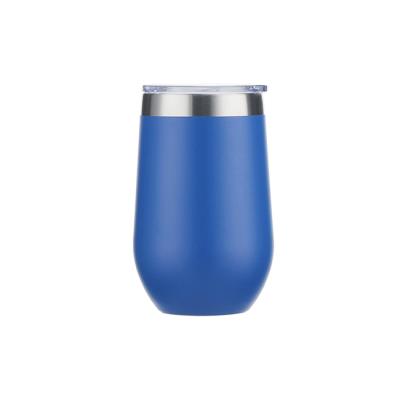 China New Design Sustainable Vacuum Cup Wine Stemless Metal Tumbler Mug With Private Label for sale