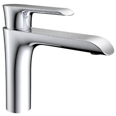 China Metered Faucets Chrome Bathroom Basin Faucer High End Mixer Tap for sale