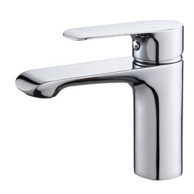 China Luxury Cold And Hot Faucets Metered Water Mixer Bathroom Basin Faucet for sale