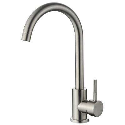 China High Quality Sanitary Thermostatic Faucets Ware Hot And Cold Single Handle Stainless Steel Deck Mounted Sink Water Mixer Tap Faucet Kitchen Faucet for sale