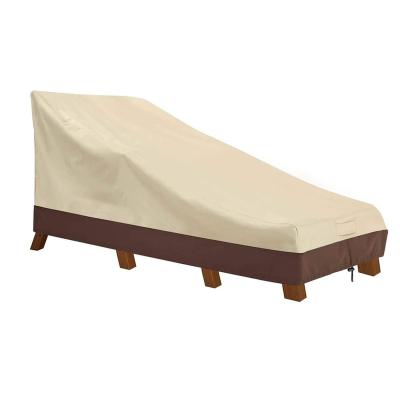 China Eco-friendly BBMonkey 600d Chaise Lounge Cover Outdoor Patio Cover Lounger Cover for sale