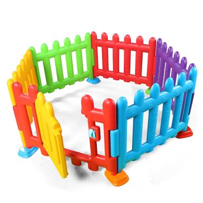 China LY-08902 Large Size Eco-friendly Colorful Kids Safety Plastic Play Fence Indoor for sale