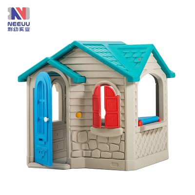 China HDPE Plastic Garden Kids Play House Plastic Kids House Indoor Outdoor Equipment for sale