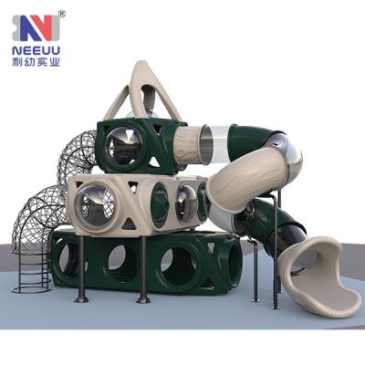 China LLDPE LY01001 Twist Paradise Series Tube Playground Outdoor Backyard Public For Children Play for sale