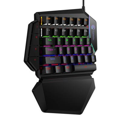 China One-Handed Gaming Keypad Wired One-Handed Gaming Keypad For PUBG/Fortnit FPS Gaming Mechanical Keyboard for sale