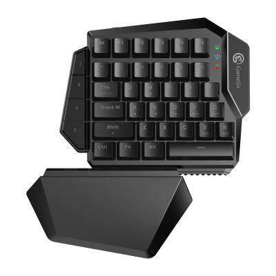 China One-handed Gaming Wireless Mechanical Numeric Keypad Keyboard and Mouse Combo for Android/iOS/PC for sale