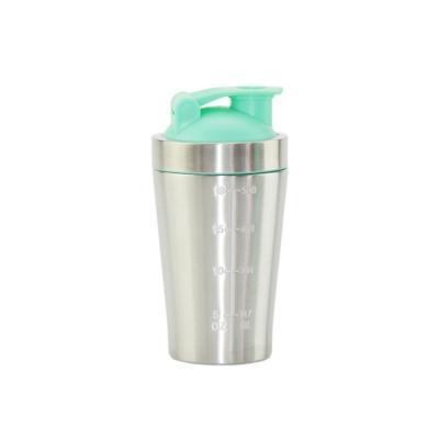 China Viable Wholesale Custom Logo Printed Gym Protein Shaker Stainless Steel Water Bottle for sale