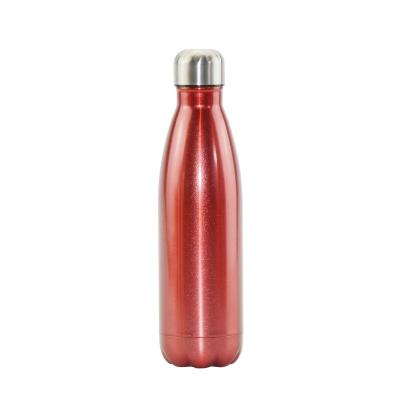 China Sustainable Vacuum Flasks Cola Shape Fitness Thermos Sports Bottle Stainless Steel Water Bottle With Custom Logo for sale