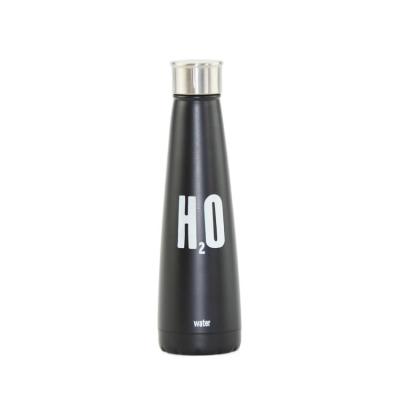 China Sustainable Eco Friendly Customized Thermal Stainless Steel Bottle Vacuum Flask Water With Transparent Lid for sale