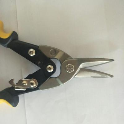 China Straight Cut Type Double Color Handle Aviation Butt for sale