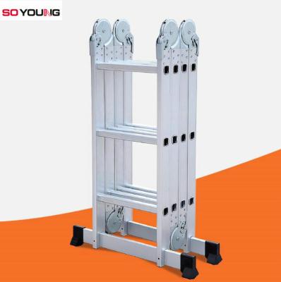 China Folding Ladders Light Weight Folding Universal Combination Ladder for sale