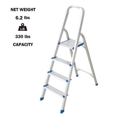 China Aluminum Folding Folding Ladders 3 Steps Household Kitchen Ladder for sale