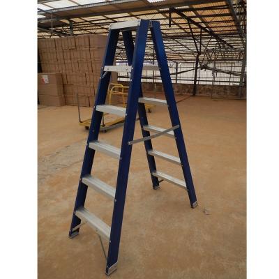 China 2017 NEW promotion ladder of folding ladders, Yongkang telescopic ladder, fiberglass ladder red color and light weight for sale