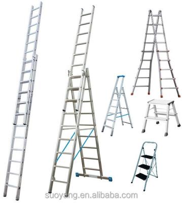 China Mobile Ladder 10m Aluminum Telescopic Cheap Ladders / Folding Ladders Extension for sale