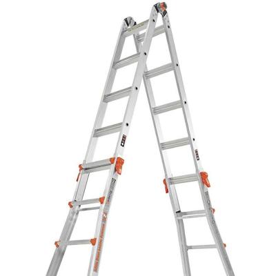 China New design folding ladders aluminum folding ladders telescopic universal extension step/max load 150kg/outside and indoor use for sale