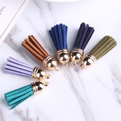 China Eco-friendly Material Custom Advanced Colorful Tassels For DIY Tassel Key Chain Leather Jewelry Making Handmade Tassel Fringe for sale