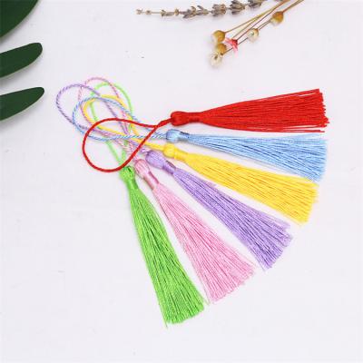 China Eco - Friendly Material Cheap Price Tassel Marker For Craft , Key Chain Tassel For Jewelry Making Polyester Silk Tassel for sale