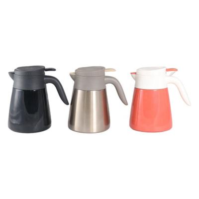 China PORTABLE 800ml Insulated Stainless Steel Double Wall Vacuum Coffe Carafe for sale