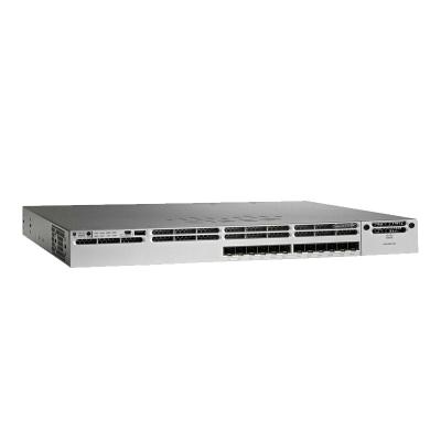 China LACP WS-C3850-12XS-S Switch 3850 12 Port GE SFP+ IP Base With 350WAC Power for sale