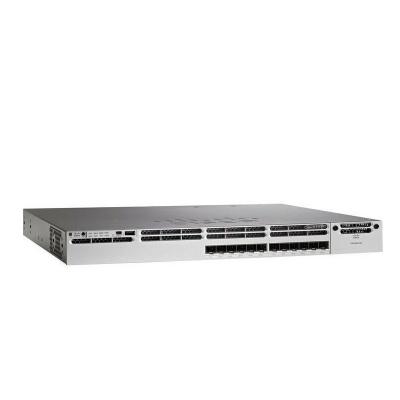 China LACP WS-C3850-12XS-E Switch 3850 12 Port GE SFP+ IP Base With 350WAC Power for sale