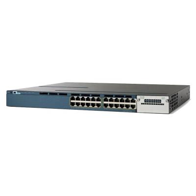 China LACP Port Layer WS-C3560X-24P-L/S/E 24 3 Gigabit Switch 350W Power Supply for sale