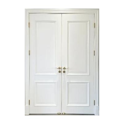 China Decoration villa front door french solid wood wooden double door for sale