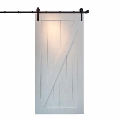 China Soundproof Interior Sliding Barn Doors Entry Door Part Sound Insulation Timber Leaf Timber Door for sale