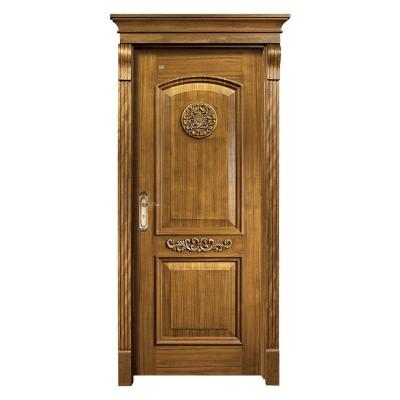 China Home Decoration Chinese Main Modern Style Sound Insulation Carving Interior Main Door Wooden Door for sale