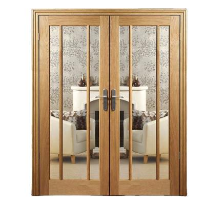 China Leisure Decorative Style 4 Leaf Modern Design Italian Wood Sliding Glass Door Or 2 Leaf Door for sale