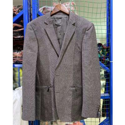 China Pleats 1 blind box promotion low price second hand men's suit factory slim fit blazers formal suit man for sale