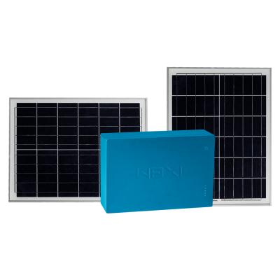 China Small 240WH Solar Panel Home Battery 40W Solar Power Supply System with 2 USB Outlets 6 DC12V Jackets for Home and Business for sale