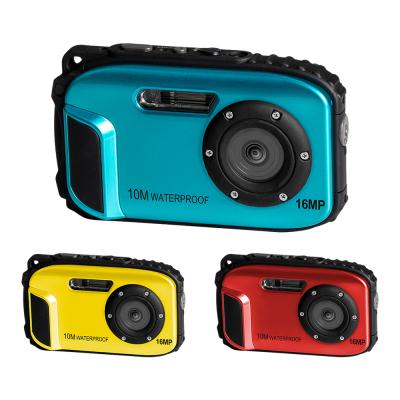 China Cheap Underwater Digital Camera 10 Meters HD 8x Zoom Face Detection Waterproof Shockproof Digital Camera Webcam for sale