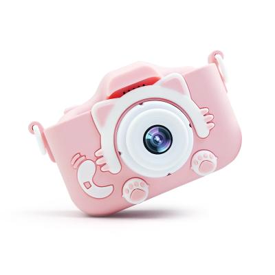 China Low Price Camera Cute Children's Cat Photo Taking Camera Cartoon Toys Gifts Mini Child Digital Camera For Children for sale