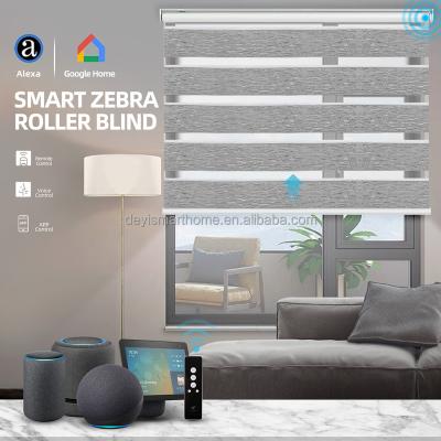 China Eco-friendly Deyi Smart Motorized Zebra Blinds Roller Blind Kit for sale