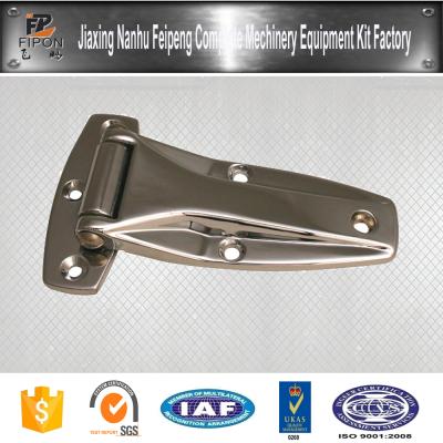 China Stamped Strap Hinge Stamped Stainless Steel Door Cooling Strap Hinge for sale