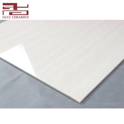 China Fair Line Guangzhou High Gloss White Polished Porcelain 600x600 Non-slip Commercial Township Insurance Floor Tiles for sale