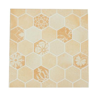 China Kajaria Rustic Glazed Tiles 3d Picture Hexagon Pattern Rustic Floor Tiles 300x300mm for sale