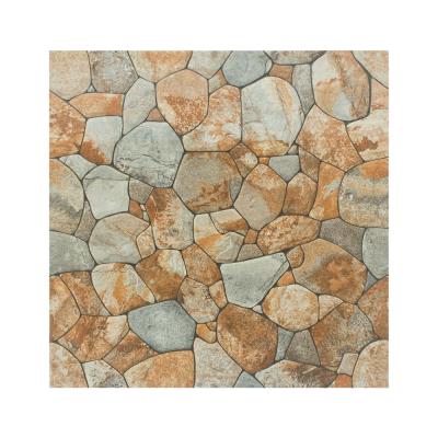 China Rustic Tiles 300x300mm Glazed Finish Rustic Outdoor Stone Floor Tiles Garden Balcony Art Porcelain Tiles Anti Slip for sale