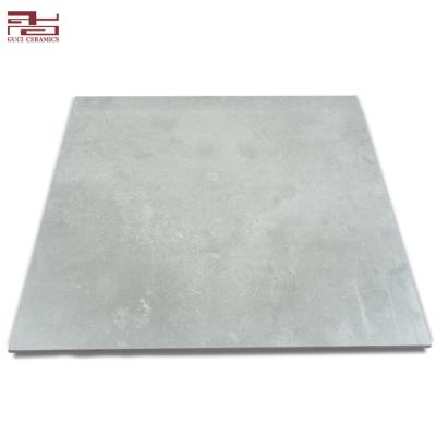 China Rustic Outdoor Gray Porcelain Tiles Foshan Garden Floor Tiles 600x600mm Rustic Tiles for sale