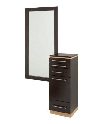 China Modern accent deco mirror beauty salon wall mirrors barber mirror station for sale for sale