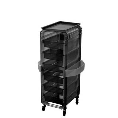 China Modern wholesale portable simple plastic barber shop trolley for sale for sale